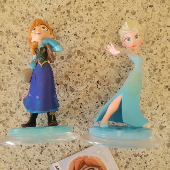 Elsa & Anna FROZEN DISNEY INFINITY 1.0 LOT Bundle Figure Characters/Card - Picture 4 of 7